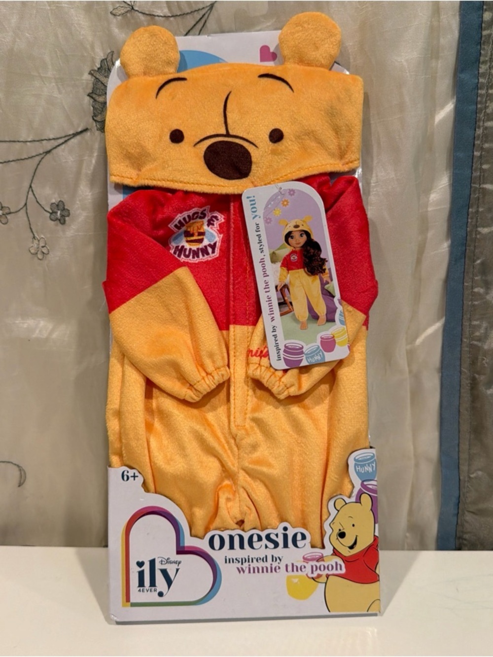 DISNEY ILY 4EVER ONE PIECE PAJAMA SET HOODIE 18" DOLL WINNIE THE POOH - Picture 3 of 10